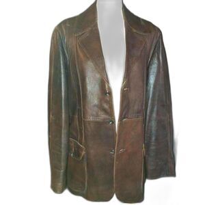 Roetan leather Jacket by Silvester Litton of England Mens Med/Women L-XL